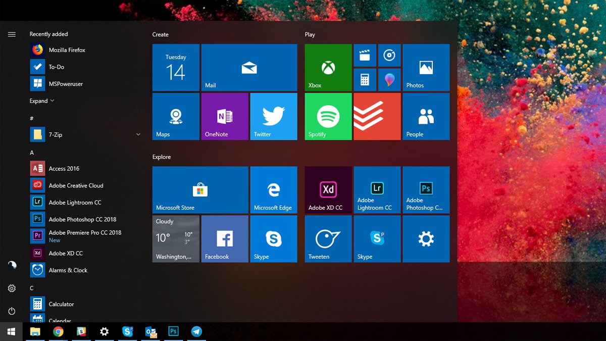 Обновления в Windows 10
