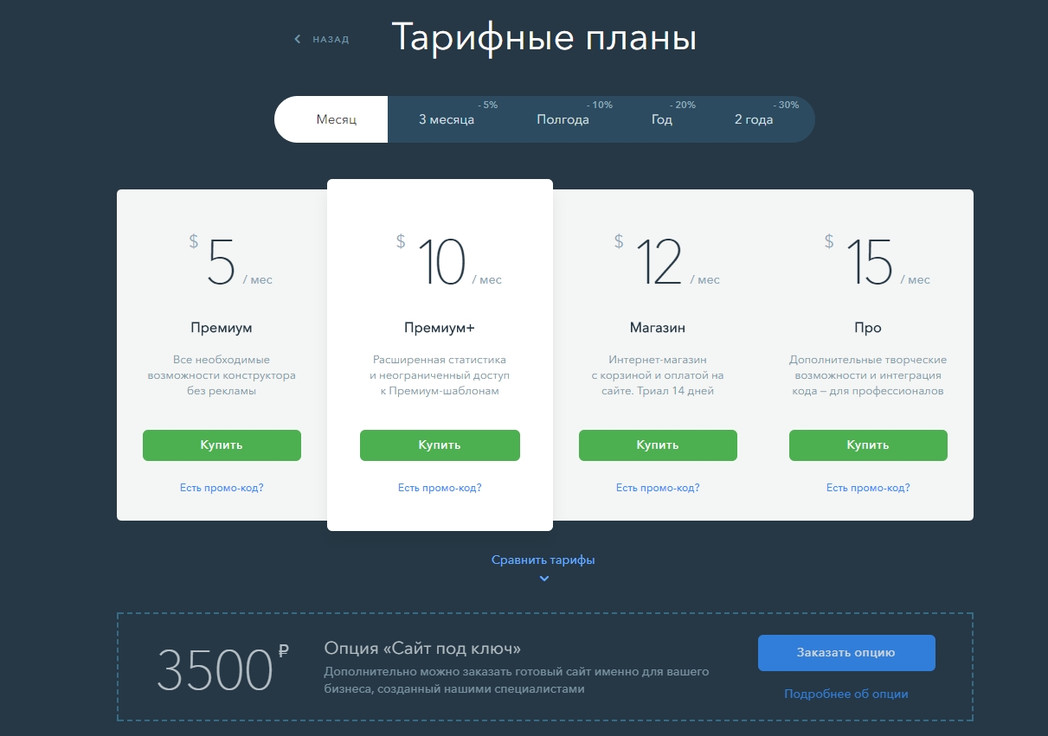 uKit - конструктор сайтов для бизнеса